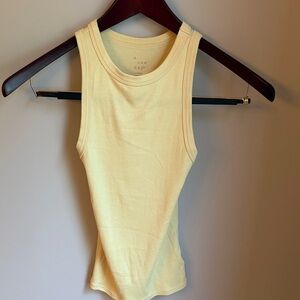 A New Day Women's Light Yellow Tank Top